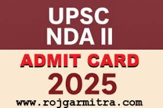 Admit card National Defence Academy & Naval Academy Examination (II)