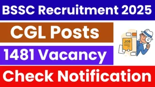 BSSC 1481 Assistant Branch Officer, Auditor & Other Posts Recruitment