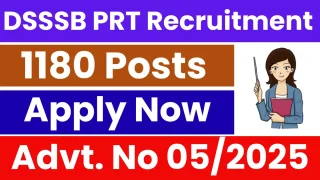 DSSSB-Assistant Teacher (Primary) Total Post 1180