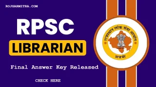 Final Answer Key Librarian Grade-II (Sec. Edu. Dept.) Comp. Exam-2024