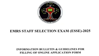 MRS STAFF SELECTION EXAM (ESSE) - 2025 7267 post