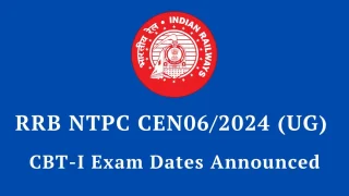 NTPC CEN-06/2024 Revised CBT1 Exam Schedule 