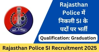 RPSC Sub Inspector Recruitment 2025 – Apply for 1015 Posts