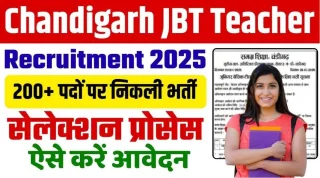 Samagra Shiksha Chandigarh Recruitment 2025 Junior Basic Teacher 218 Posts