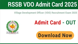 VDO Exam Notice — Admit Card & Exam Instructions